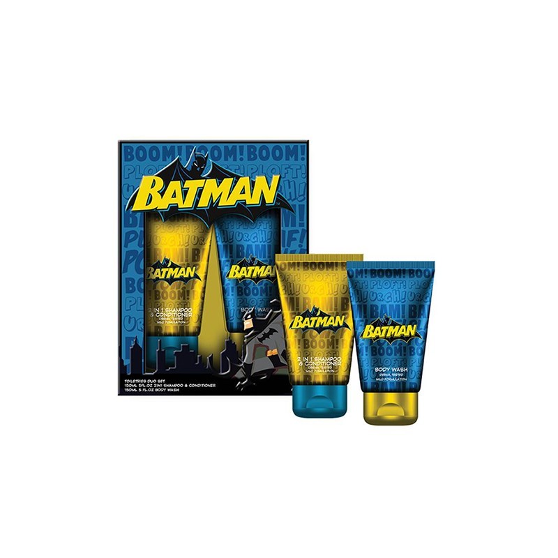 DISNEY Batman Toiletries Duo Set Shower Gel 150 ml & Shampoo 150 ml