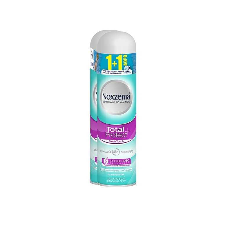 NOXZEMA Αποσμητικό Spray Protect + Fresh Touch 150ml 1+1 ΔΩΡΟ