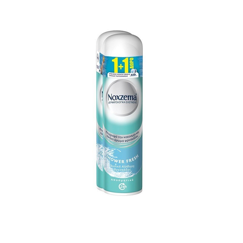 NOXZEMA Αποσμητικό Spray Shower Fresh 150ml 1+1 ΔΩΡΟ