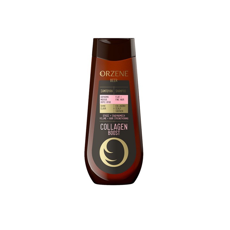 ORZENE  Collagen Boost Σαμπουάν  για Αδύναμα Μαλλιά χωρίς Όγκο 400ml