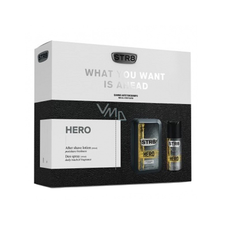 STR8 Hero Set After Shave Lotion 100ml + Deo Spray 150ml