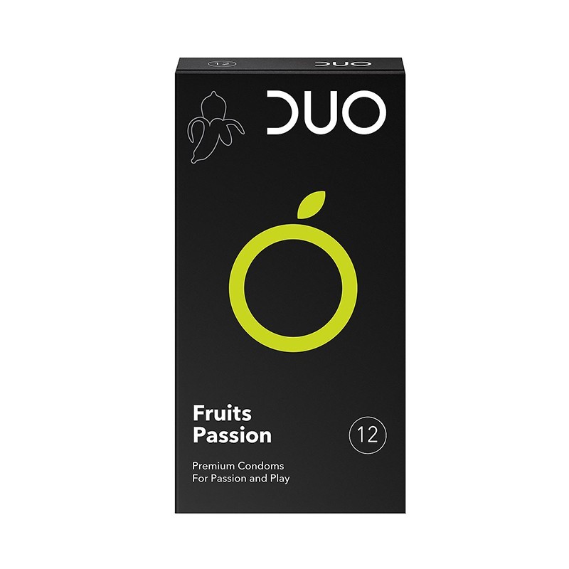 DUO Προφυλακτικά Fruits Passion 12τμχ