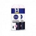 NIVEA Deo Roll-on Invisible for Black & White Clear 50ml 1+1 ΔΩΡΟ