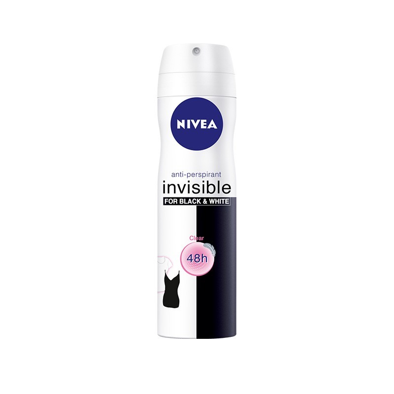 NIVEA Deo Spray Invisible for Black & White Clear 150ml