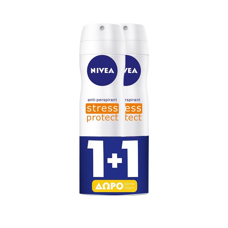 NIVEA Deo Spray Stress Protect 150ml 1+1 ΔΩΡΟ