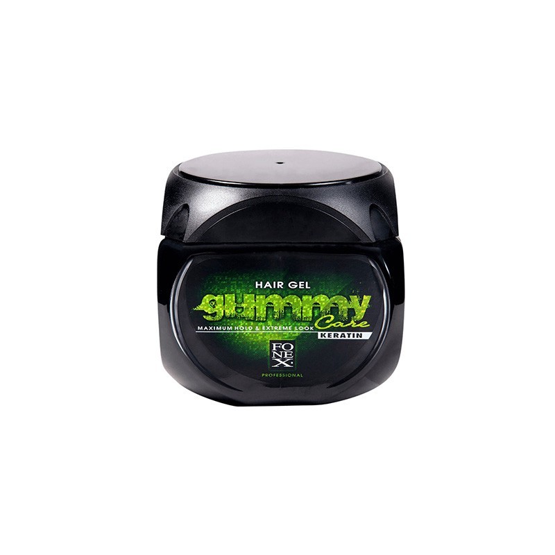FONEX Gummy Hair Gel Green Maximum Hold With Keratin 220ml
