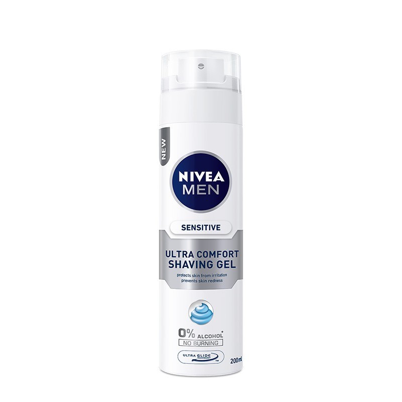 NIVEA Men Sensitive Ultra Comfort Gel Ξυρίσματος 200ml