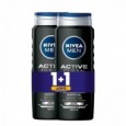 Nivea Men Shower Gel Active Clean 500ml 1+1 ΔΩΡΟ