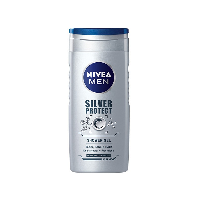 NIVEA Men Αφρόλουτρο Silver Protect 500ml