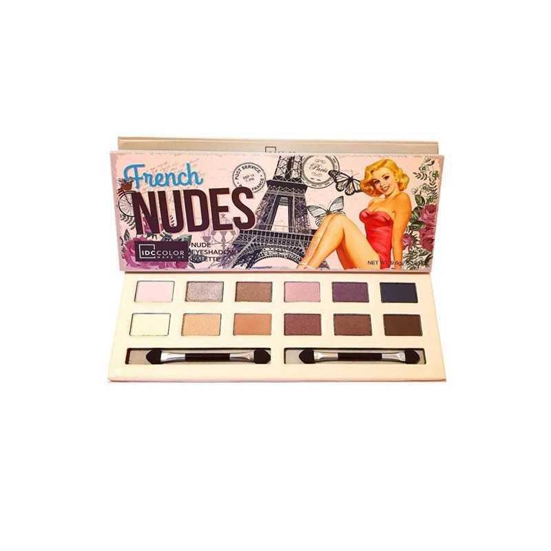 IDC COLOR French Nudes Eyeshadow Palette Pin up