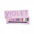 IDC COLOR Violet Eyeshadow Palette Tin Box