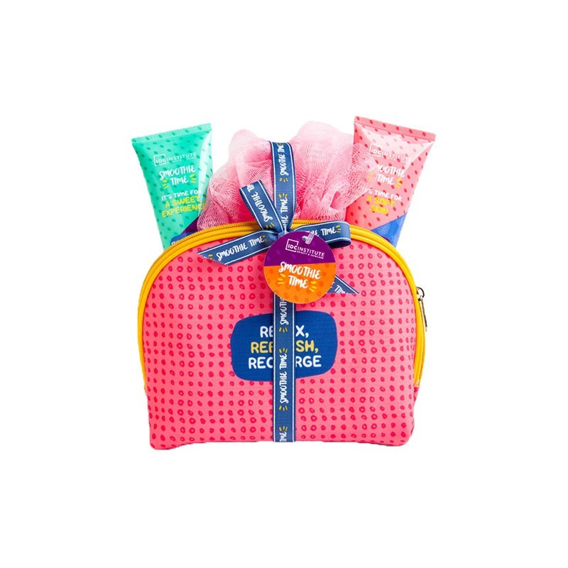 IDC INSTITUTE Smoothie Time Bath Set (3τεμ.) + Cosmetic bag