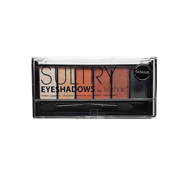TECHNIC Sultry 6 Colour Eyeshadow Palette Caramel