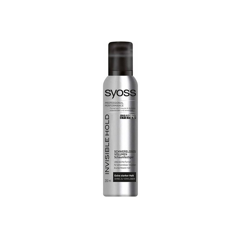 SYOSS Αφρός Μαλλιών Invisible Hold 250ml