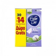 EVERYDAY Σερβιετάκια All Cotton Extra Long Economy 30τεμ.+14 ΔΩΡΟ