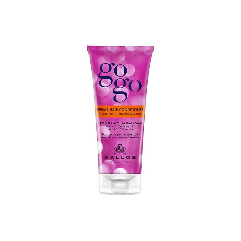 KALLOS Gogo Repair Hair Conditioner for Dry, Brittle and Damaged Hair 200 ml