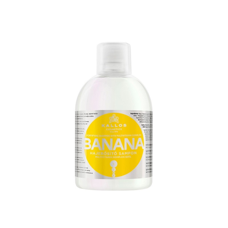 KALLOS Banana Shampoo with Multivitamin Complex 1000 ml