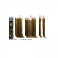 YANNI EXTENSIONS Συνθετική Τρέσα Μαλλιών Σετ Ίσιο Ξανθό Δίχρωμο 55cm