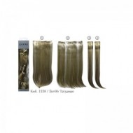 YANNI EXTENSIONS Συνθετική Τρέσα Μαλλιών Σετ Ίσιο Ξανθό Τρίχρωμο 55cm