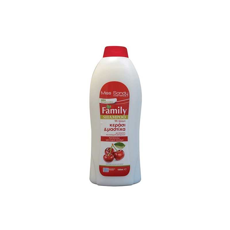 MISS SANDY Family Shampoo Κεράσι-Μαστίχα 1000 ml