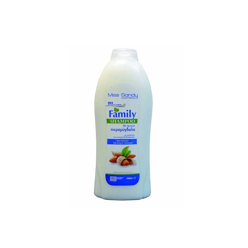 MISS SANDY Family Shampoo Πικραμύγδαλο 1000 ml