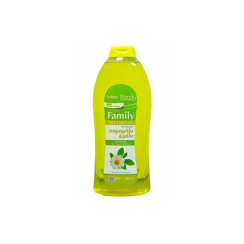 MISS SANDY Family Shampoo Χαμομήλι-Μέλι 1000 ml