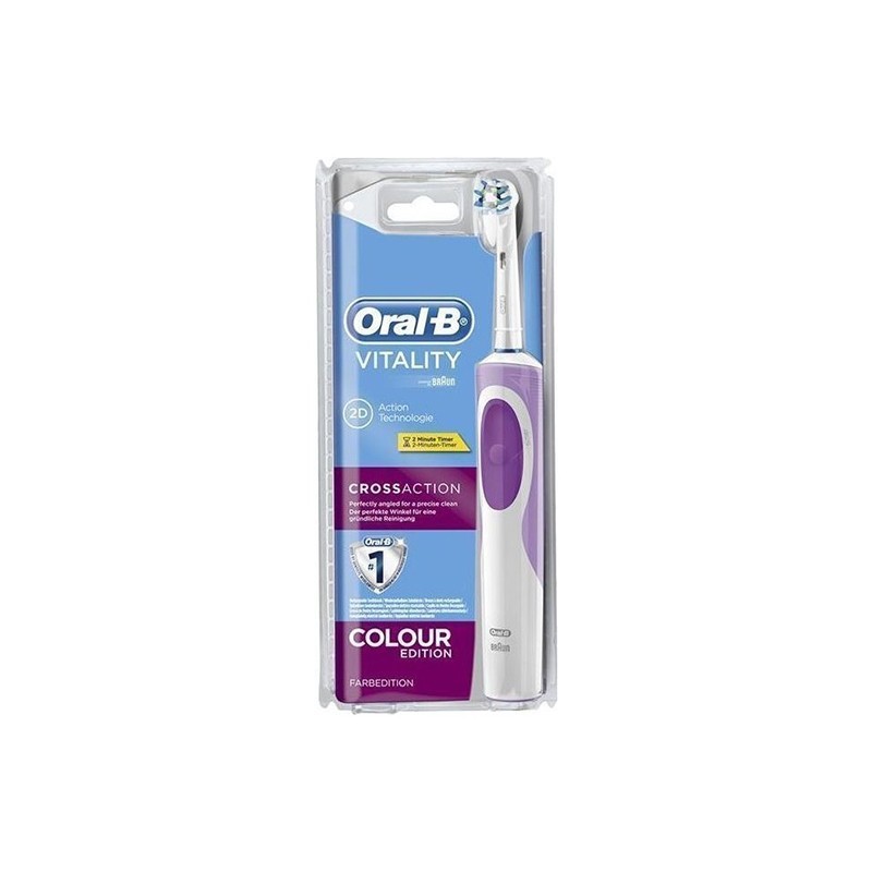 ORAL B Ηλεκτρική Οδοντόβουρτσα Vitality Cross Action Pink CLS 1x1