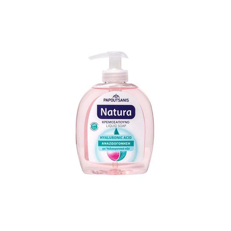 PAPOUTSANIS Natura Liquid Soap Hyalouronic 300 ml