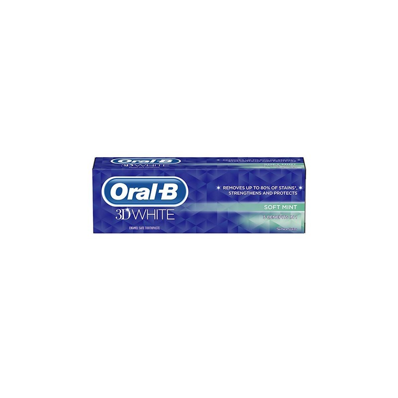 ORAL B 3D White Soft Mint Οδοντόκρεμα 75ml