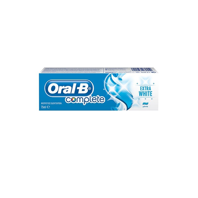 ORAL B Οδοντόκρεμα Complete Extra White 75ml