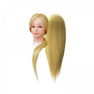 Κούκλα Εκπαιδευτικό Κεφάλι με Βάση & Μαλλιά Ξανθά 50 cm