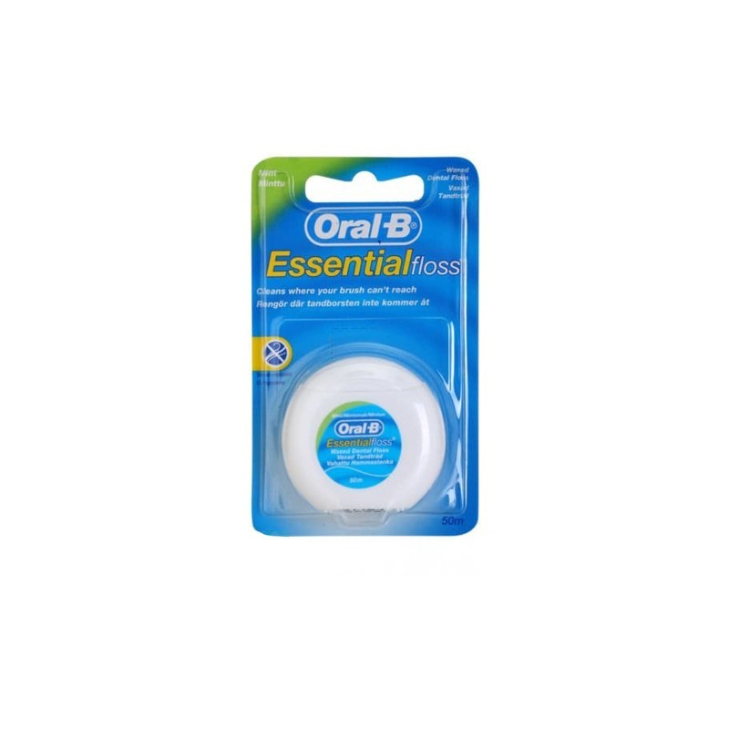 ORAL B Οδοντικό Νήμα κερωμένο Essential Floss Menta 50m