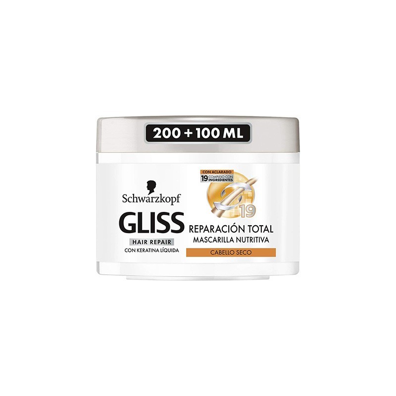 GLISS Μάσκα Μαλλιών Total Repair 200+100ml