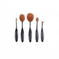 Oval Toothbrush Makeup Brush Set 5 pcs