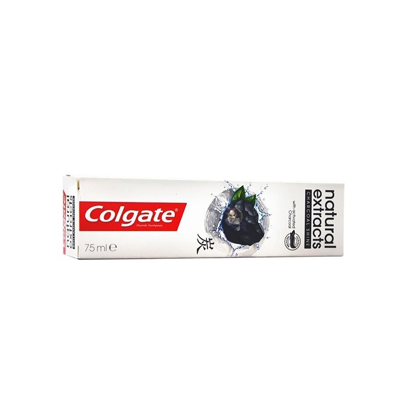 COLGATE Οδοντόκρεμα Natural Extracts Charcoal Shine 75ml