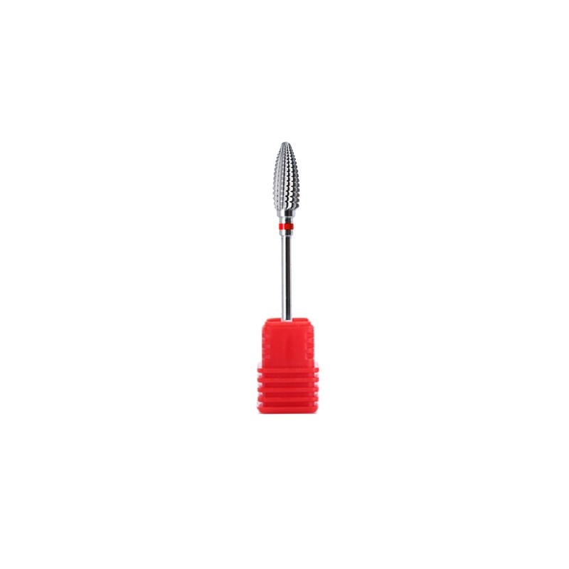 TRENDY Φρεζάκι Τροχού Carbide Large Cone F 3/32 (Red)