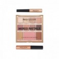 PROFUSION Gift Set Palette Mixed Metals 11color & Eyeliner & Lip Topper Rose Gold Chrome