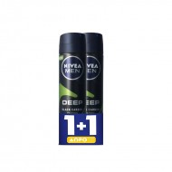 NIVEA DEEP Black Carbon Amazonia Male Spray 150ml 1+1 ΔΩΡΟ