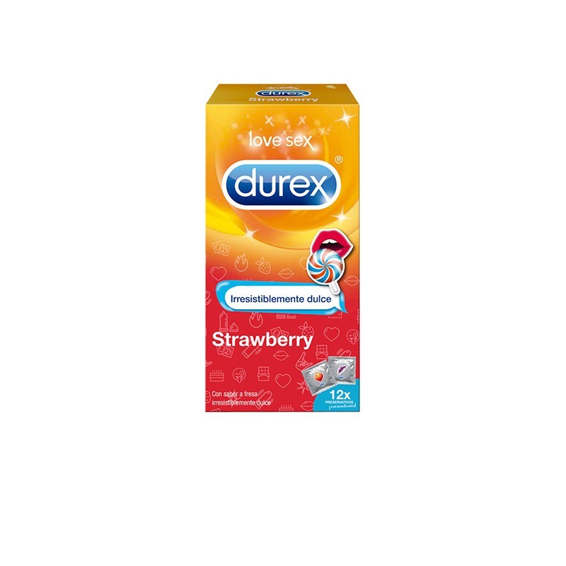 DUREX Emoji Strawberry 12τεμ.