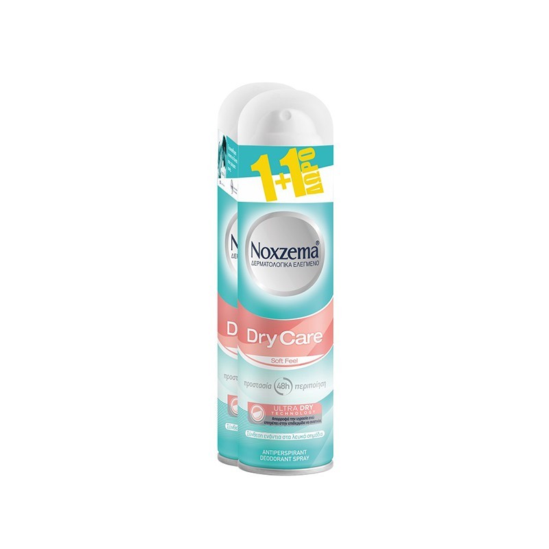 NOXZEMA Αποσμητικό Spray Dry Care Soft 150ml 1+1 ΔΩΡΟ