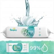 PAMPERS Baby Wipes Aqua Pure με Καπάκι 48 τμχ