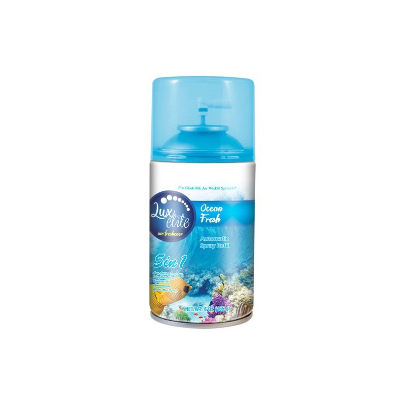 LUX ELITE Αποσμ. Χωρου Aut. Spray Refill Ocean Fresh  250ml