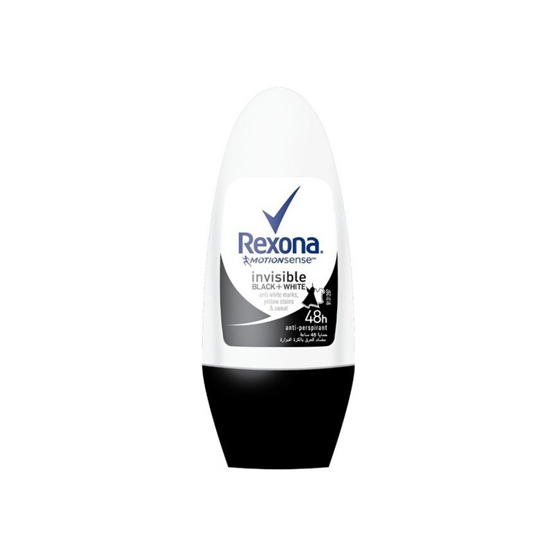 REXONA Deo Roll-on Black & White Invisible 50ml