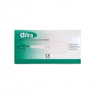 DIVA Γάντια Latex Ιατρικά-Εξεταστικά Small 100τμχ