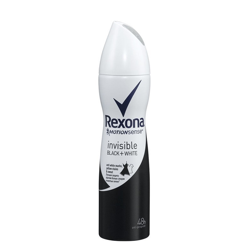 REXONA Deo Spray Invisible Black & White Unisex 150ml