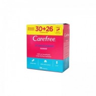 CAREFREE Σερβιετάκια Fresh Scent Με Εκχύλισμα Βαμβακιού S/M 30+26τμχ