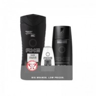 AXE Set Αφρόλουτρο Black 400ml - DEO Roll-on Dry Black 50ml - Deo Spray Black 150ml