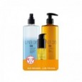 LAB Set Shampoo For Volume And Gloss 500ml - Duo-Phase Detangling Hair Conditioner 500ml -  Hair Oil 50ml