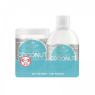 KALLOS Coconut Nutrive-Hair Strenghtening Mask 1000ml & Shampoo 1000ml