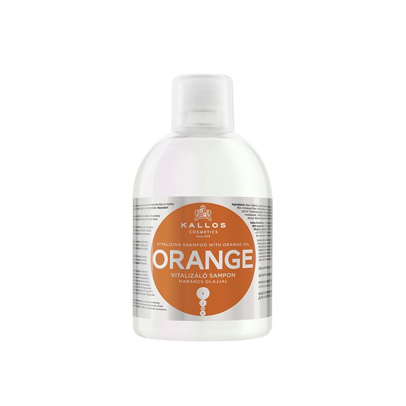 KALLOS KJMN  Orange Vitalizing  Shampoo  with Orange Oil 1000ml